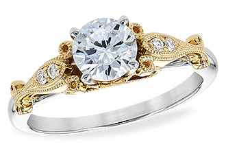 B243-83081: LDS SEMI DIA RG .05 TW