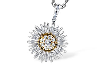 B328-39427: NECKLACE .10 TW