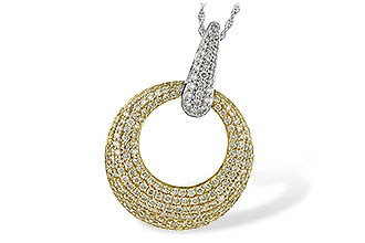 C243-84899: NECK 1.64 YELLOW DIAS 1.90 TW