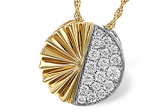 E329-33917: NECKLACE .50 TW