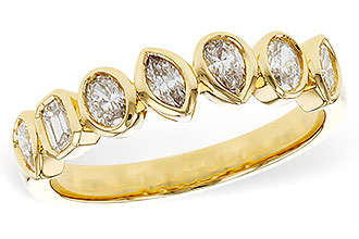 E329-33999: LDS DIA WED RG .62 TW FANCY CUT DIAS