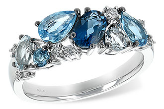 F243-82181: LDS RG 2.05 BLUE TOPAZ 2.16 TGW