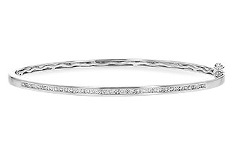 G243-86681: BANGLE BRACELET .50 TW