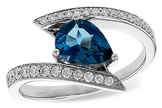 G329-28490: LDS RG 1.04 LONDON BLUE TOPAZ 1.28 TGW (8x6MM)