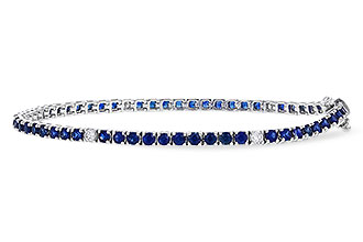 H329-28526: BRACELET 3.27 TW SAPP 3.52 TGW (7")