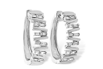 K244-77626: EARR .30 TW BAGUETTE DIAS