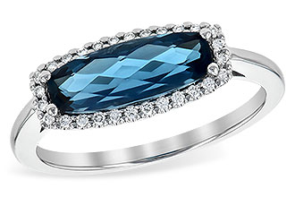 L244-77626: LDS RG 1.79 LONDON BLUE TOPAZ 1.90 TGW